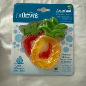 Dr. Brown's AquaCool Water-Filled Teether - Red and Yellow